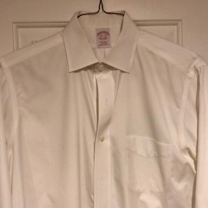 Brooks Brothers white dress shirt traditional fit